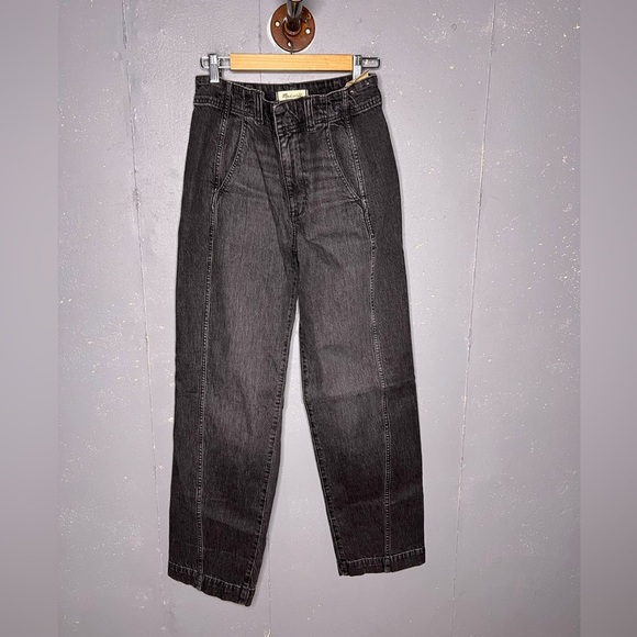 Madewell Tapered Denim Trousers (27) - Picture 2 of 9